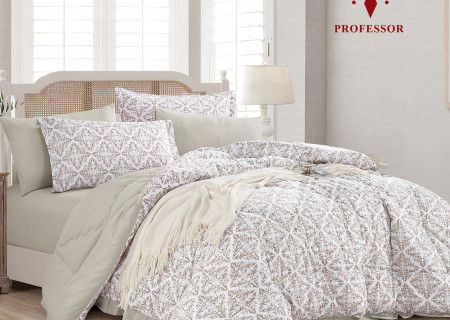 6-Piece Double Super King Size Comforter Set