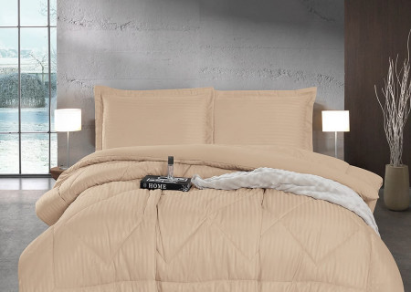 Queen Size 4PCS Bedding Set – Comforter, Fitted Sheet & Pillowcases