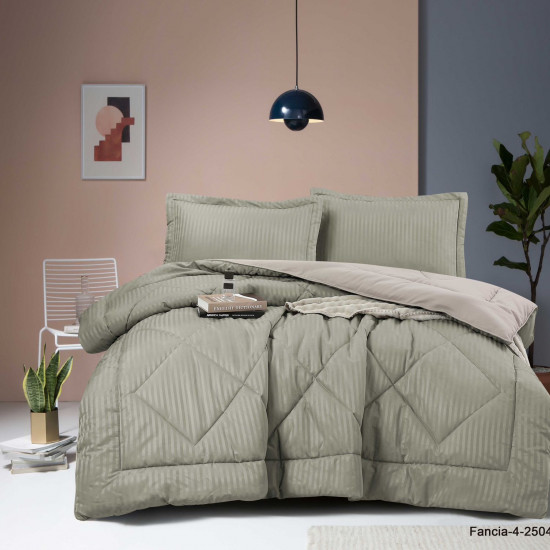Queen Size 4PCS Bedding Set – Comforter, Fitted Sheet & Pillowcases Queen Size 4PCS Bedding Set – Comforter, Fitted Sheet & Pillowcases