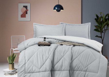 Queen Size 4PCS Bedding Set – Comforter, Fitted Sheet & Pillowcases