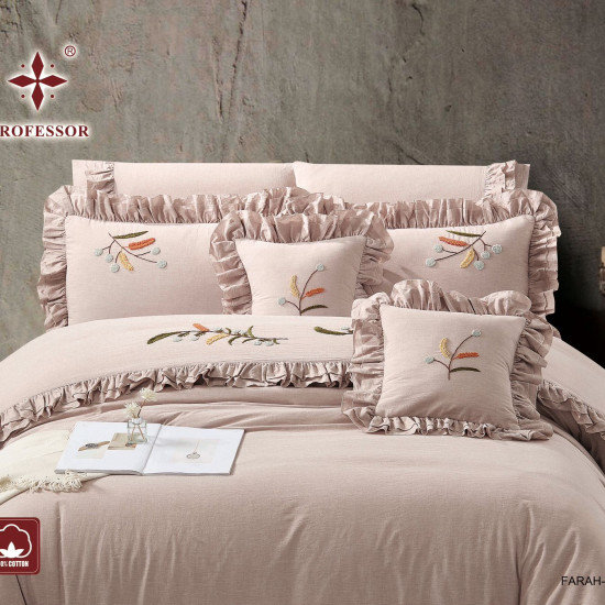 100% Cotton 8-Piece Embroidered Double Comforter Set – Luxury Wedding Edition (New Box Packaging) 100% Cotton 8-Piece Embroidered Double Comforter Set – Luxury Wedding Edition (New Box Packaging)