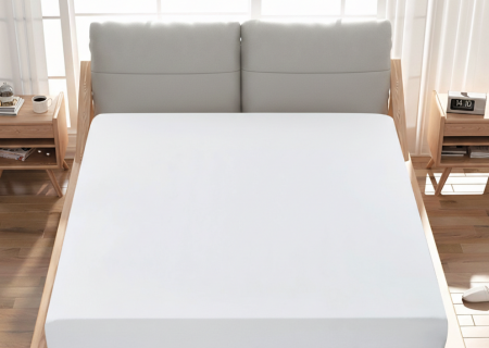 Queen Fitted Sheet – 100% Cotton (160x200+43CM) – 1 Piece