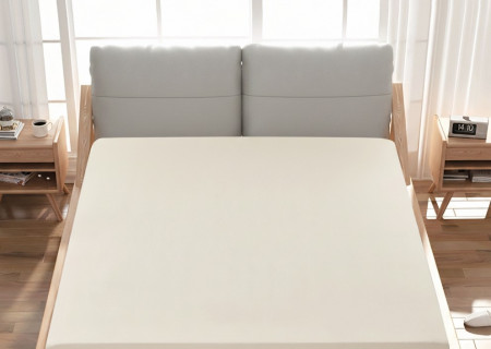 Queen Fitted Sheet – 100% Cotton (160x200+43CM) – 1 Piece