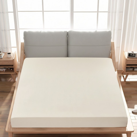Queen Fitted Sheet – 100% Cotton (160x200+43CM) – 1 Piece