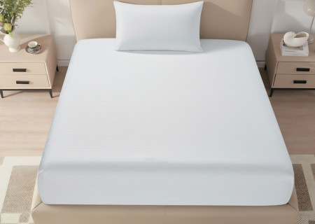 Single Fitted Sheet Set (120×200+40 cm) 2-Pieces set (1PC FITTED SHEET ,1PC PILLOW CASE)