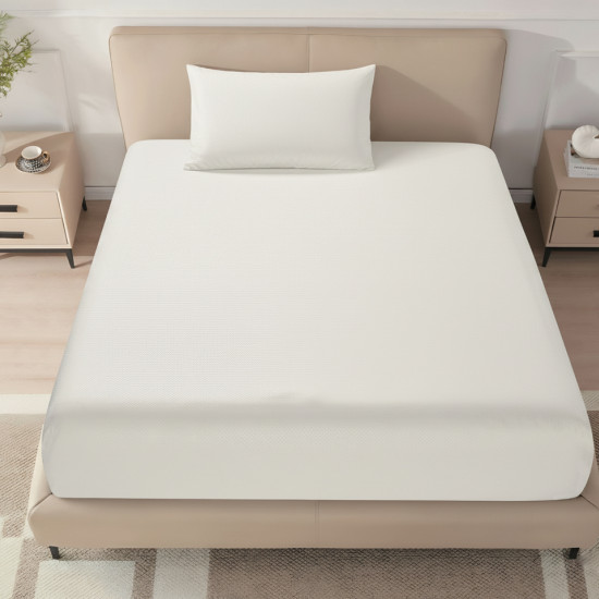 Single Fitted Sheet Set (120×200+40 cm) 2-Pieces set (1PC FITTED SHEET ,1PC PILLOW CASE)