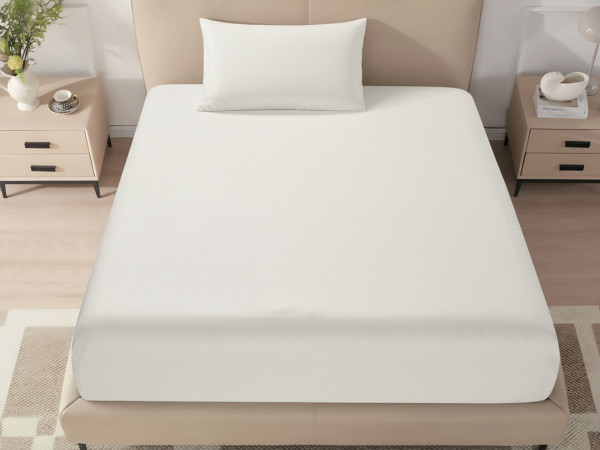 Single Fitted Sheet Set (120×200+40 cm) 2-Pieces set (1PC FITTED SHEET ,1PC PILLOW CASE)