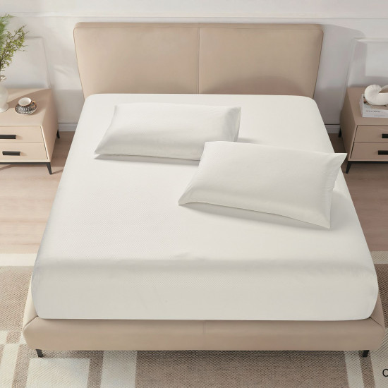 Microfiber Fitted Sheet – King (200×200 + 40 cm) – 3-Piece Set Microfiber Fitted Sheet – King (200×200 + 40 cm) – 3-Piece Set