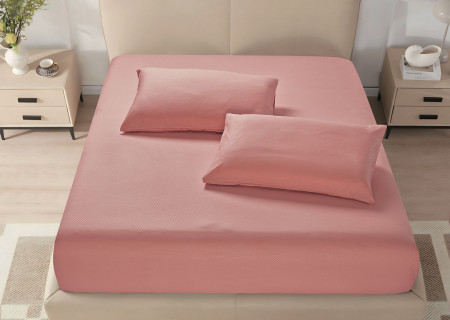 Microfiber Fitted Sheet – King (200×200 + 40 cm) – 3-Piece Set