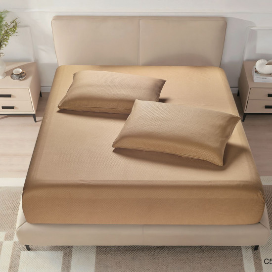 Microfiber Fitted Sheet – King (200×200 + 40 cm) – 3-Piece Set Microfiber Fitted Sheet – King (200×200 + 40 cm) – 3-Piece Set