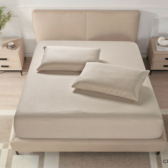 Microfiber Fitted Sheet – King (200×200 + 40 cm) – 3-Piece Set Microfiber Fitted Sheet – King (200×200 + 40 cm) – 3-Piece Set