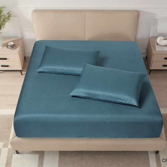 Microfiber Fitted Sheet – King (200×200 + 40 cm) – 3-Piece Set Microfiber Fitted Sheet – King (200×200 + 40 cm) – 3-Piece Set