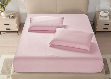 Microfiber Fitted Sheet – King (200×200 + 40 cm) – 3-Piece Set