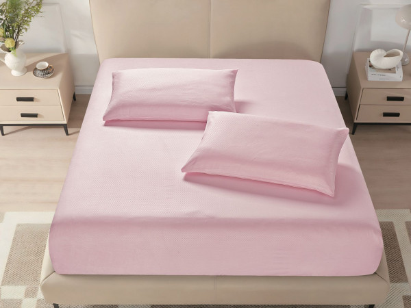 Microfiber Fitted Sheet – King (200×200 + 40 cm) – 3-Piece Set