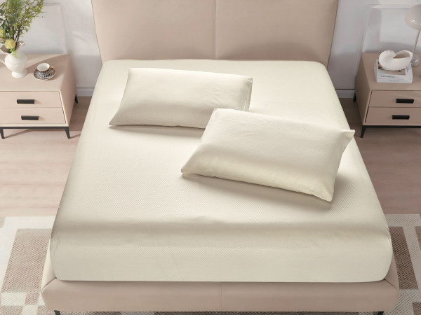Microfiber Fitted Sheet – King (200×200 + 40 cm) – 3-Piece Set