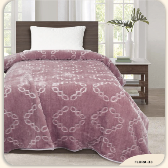 SIGNATURE BLANKET EMBOSSED 160X220