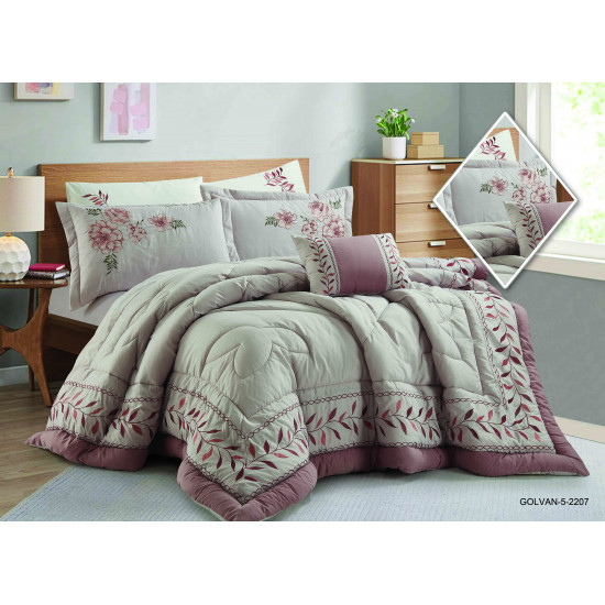  7PCS COMFORTER SET-DOUBLE