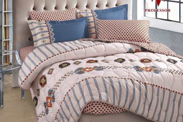 Luxury 6-Piece Bedding Set with Soft Silk-Fill Comforter