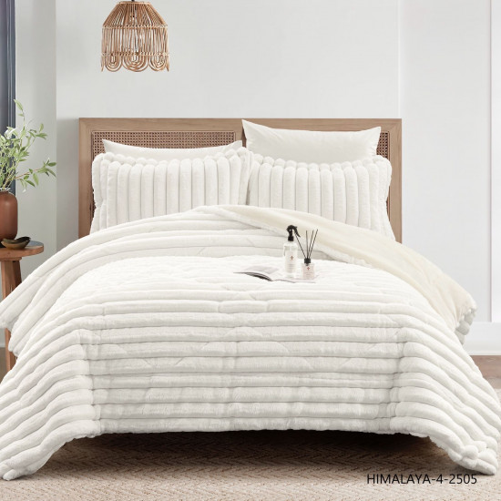 6-Piece Ultra Fluffy Comforter Bedding Set (King Size – 260×240 cm) 6-Piece Ultra Fluffy Comforter Bedding Set (King Size – 260×240 cm)
