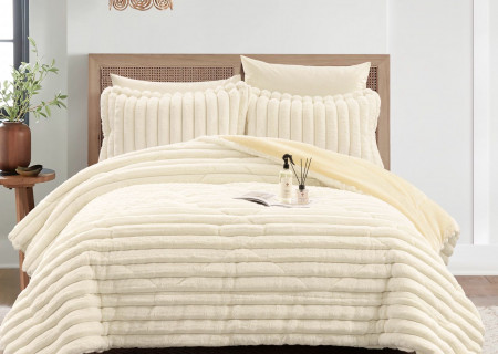 6-Piece Ultra Fluffy Comforter Bedding Set (King Size – 260×240 cm)