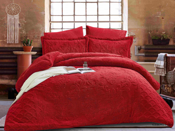 4-Piece Single Winter Comforter Set with Embroidered Pillowcases - Winter Collection