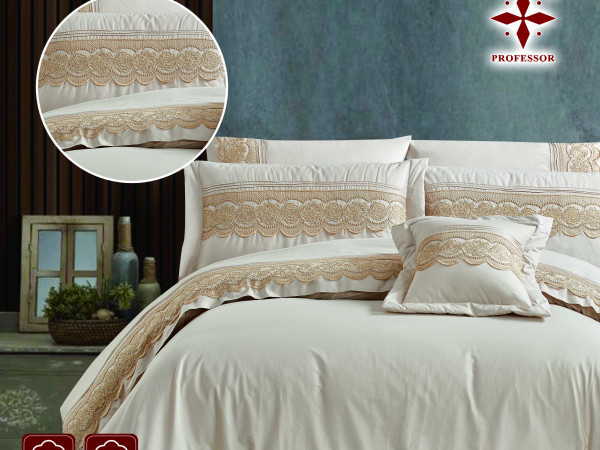 100% Premium Cotton 7-Piece Super King Size Double Comforter Set