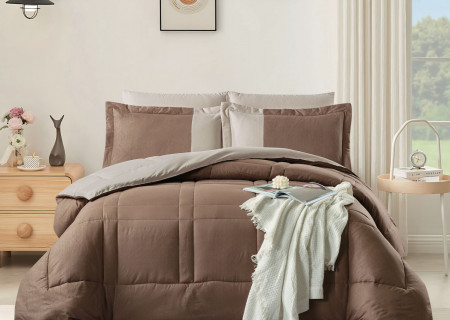 6-Piece Double Super King Size Comforter Set