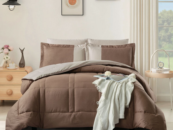 6-Piece Double Super King Size Comforter Set