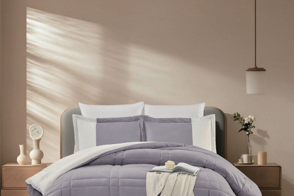 6-Piece Double Super King Size Comforter Set