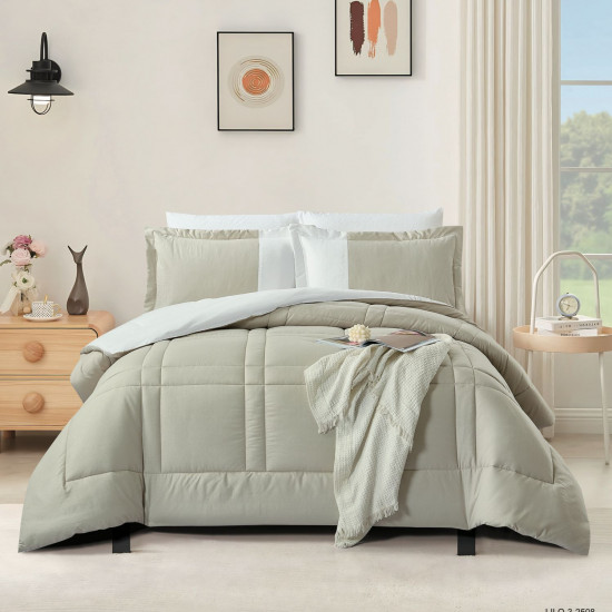6-Piece Double Super King Size Comforter Set