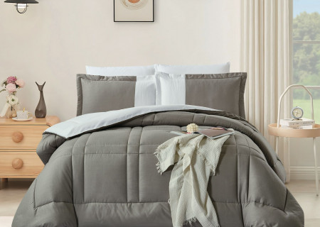 6-Piece Double Super King Size Comforter Set