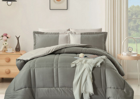 6-Piece Double Super King Size Comforter Set