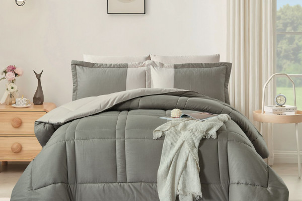 6-Piece Double Super King Size Comforter Set