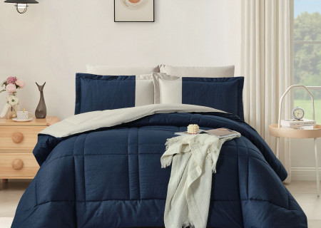 6-Piece Double Super King Size Comforter Set