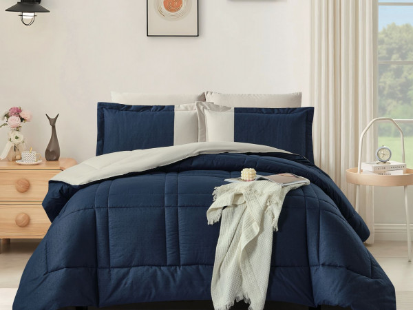 6-Piece Double Super King Size Comforter Set