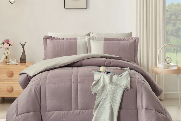 6-Piece Double Super King Size Comforter Set