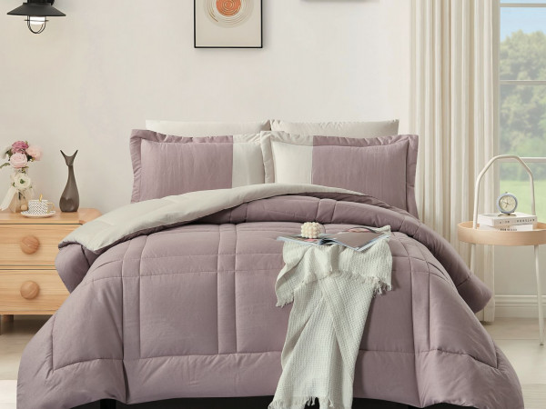 6-Piece Double Super King Size Comforter Set