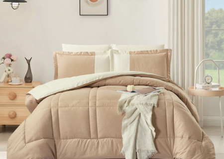 4-Piece Single Size Comforter Set(160 × 220 cm)