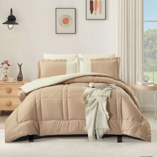 6-Piece Double Super King Size Comforter Set