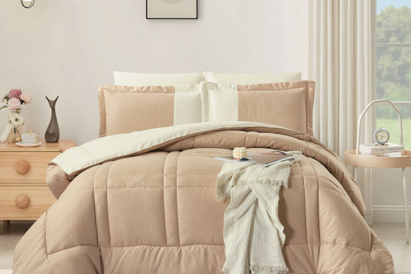 6-Piece Double Super King Size Comforter Set