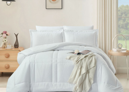 6-Piece Double Super King Size Comforter Set