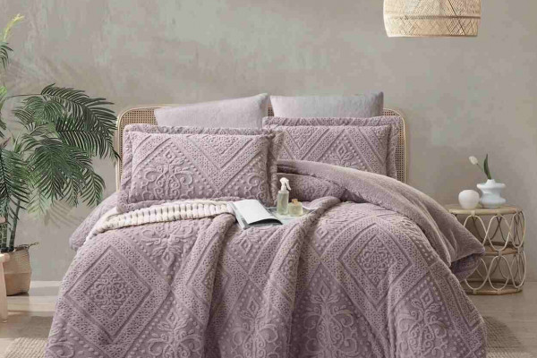 6-Piece Super King Size Double Comforter Set - Winter Collection