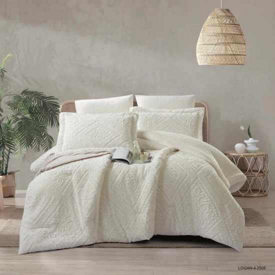 6-Piece Super King Size Double Comforter Set - Winter Collection