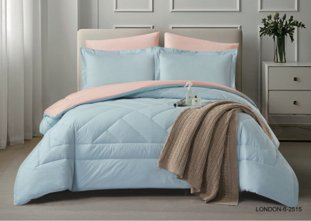 6Piece Super King Size Double Comforter Set 100% COTTON