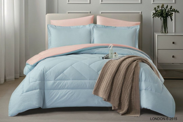 6Piece Super King Size Double Comforter Set 100% COTTON