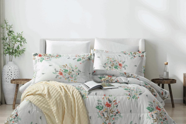 6-Piece Double Super King Size Comforter Set