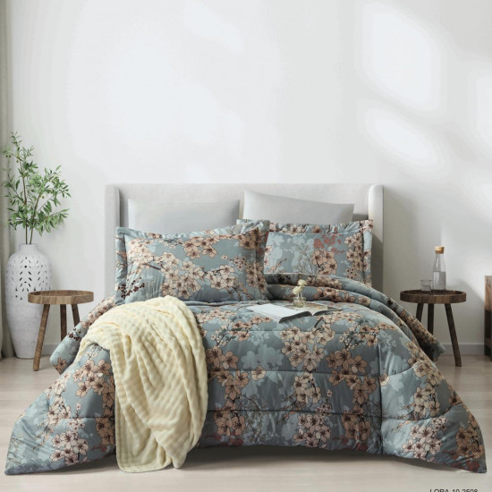 6-Piece Double Super King Size Comforter Set 6-Piece Double Super King Size Comforter Set