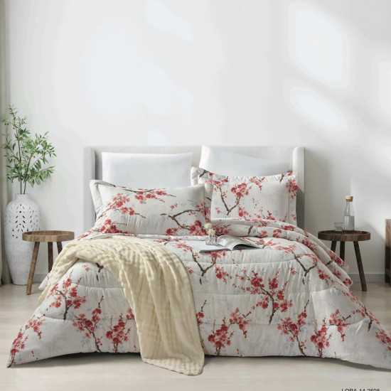 6-Piece Double Super King Size Comforter Set 6-Piece Double Super King Size Comforter Set