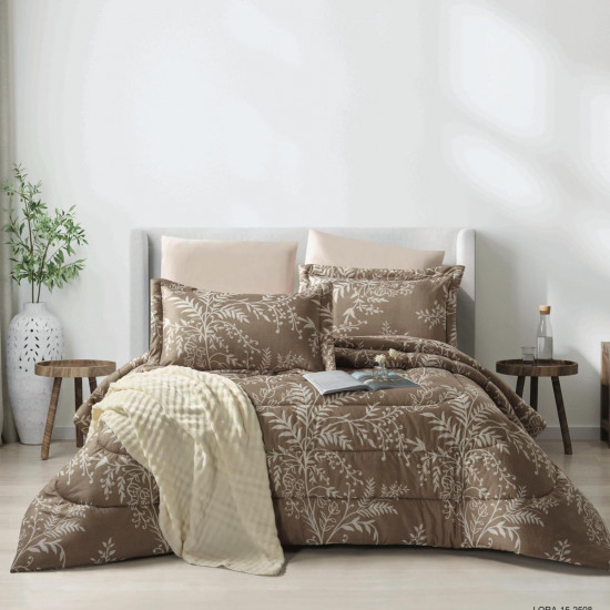 6-Piece Double Super King Size Comforter Set 6-Piece Double Super King Size Comforter Set