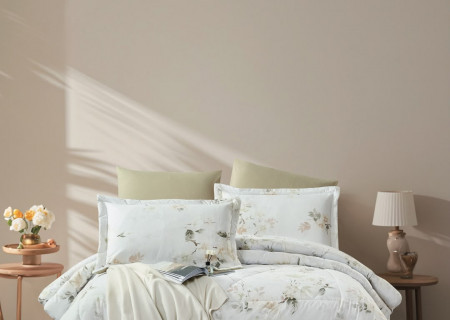 6-Piece Double Super King Size Comforter Set